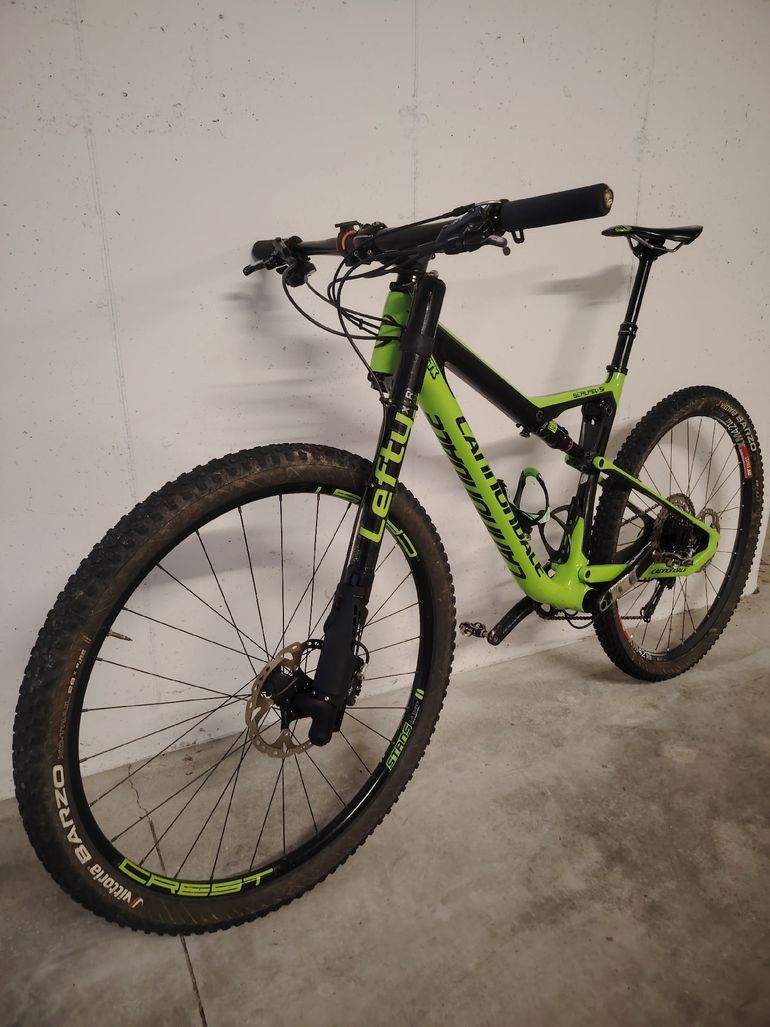Used Cannondale Scalpel-Si Carbon 4 2017 2017 Mountainbike, Verde — image 2 of 6