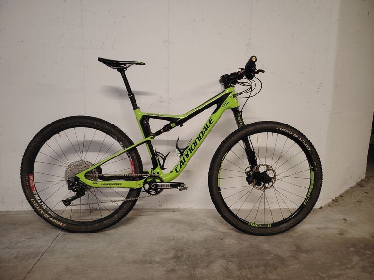 Used Cannondale Scalpel-Si Carbon 4 2017 2017 Mountainbike, Verde — image 1 of 6
