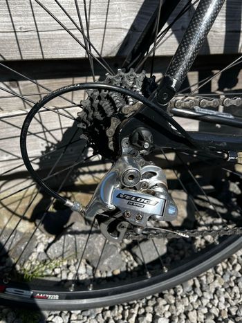 Used u.scanini U.scanini Custom Campagnolo Veloce 2006 Road & Gravel, Schwarz — image 4 of 15