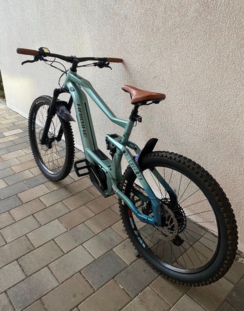Used Haibike AllMtn 3 2024 2024 Mountainbike, Green, 29 — image 6 of 13