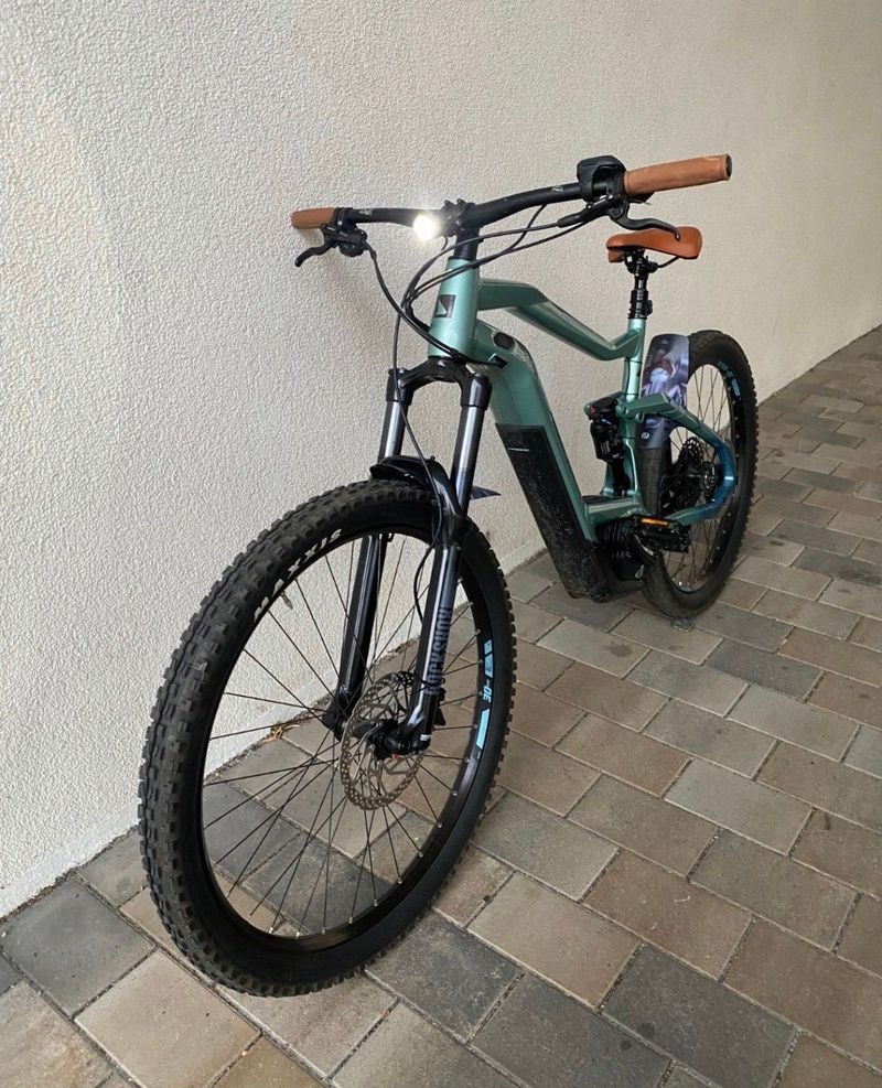 Used Haibike AllMtn 3 2024 2024 Mountainbike, Green, 29 — image 5 of 13
