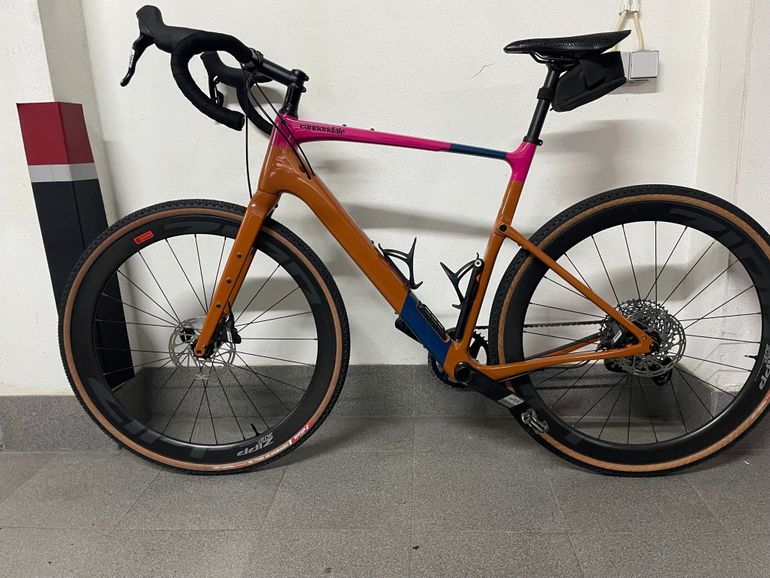 Used Cannondale Topstone Carbon Apex 2025 2025 Road & Gravel, Orange — image 4 of 10