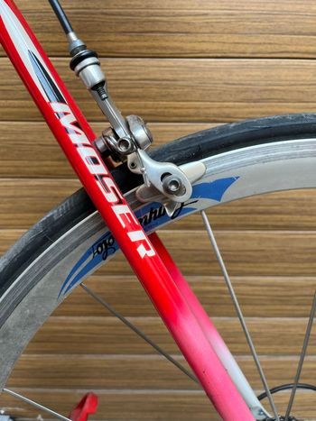 Used Moser Moser Custom Campagnolo Super Record EPS 2000 Road & Gravel, Red — image 4 of 16