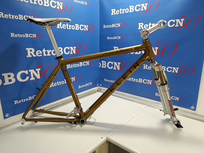 Gebrauchtes Klein 1999 Attitude Race Aztec Gold Frameset 1999 MTB