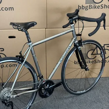 Used Seven Cycles Seven Cycles Alaris (Axiom S) Titanium 3AL/2.5V Road Bike-2004 (54cm) 2004 Road & Gravel, Light Gray — image 3 of 8