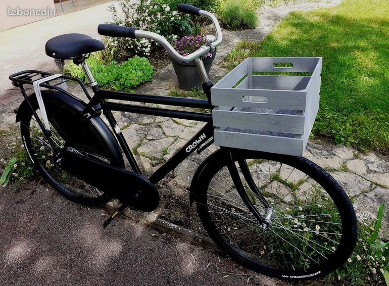 Used crown Vélo HOLLANDAIS 28" T58 TBE 2020 Urban, Nero — image 1 of 7