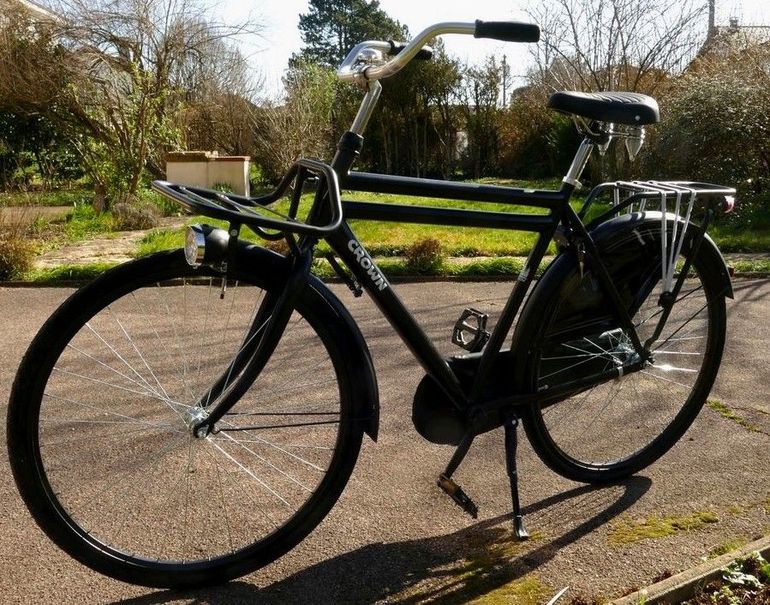 Used crown Vélo HOLLANDAIS 28" T58 TBE 2020 Urban, Nero — image 7 of 7