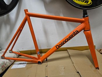 Used Dosnoventa Detroit Frameset 2024 Road & Gravel, Orange — image 3 of 24