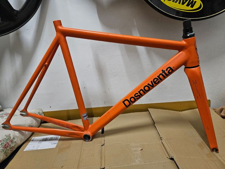 Used Dosnoventa Detroit Frameset 2024 Road & Gravel, Orange — image 3 of 24