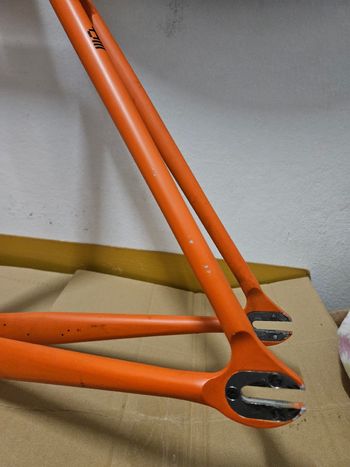 Used Dosnoventa Detroit Frameset 2024 Road & Gravel, Orange — image 13 of 24