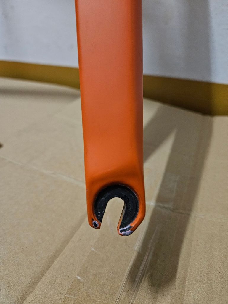 Used Dosnoventa Detroit Frameset 2024 Road & Gravel, Orange — image 6 of 24