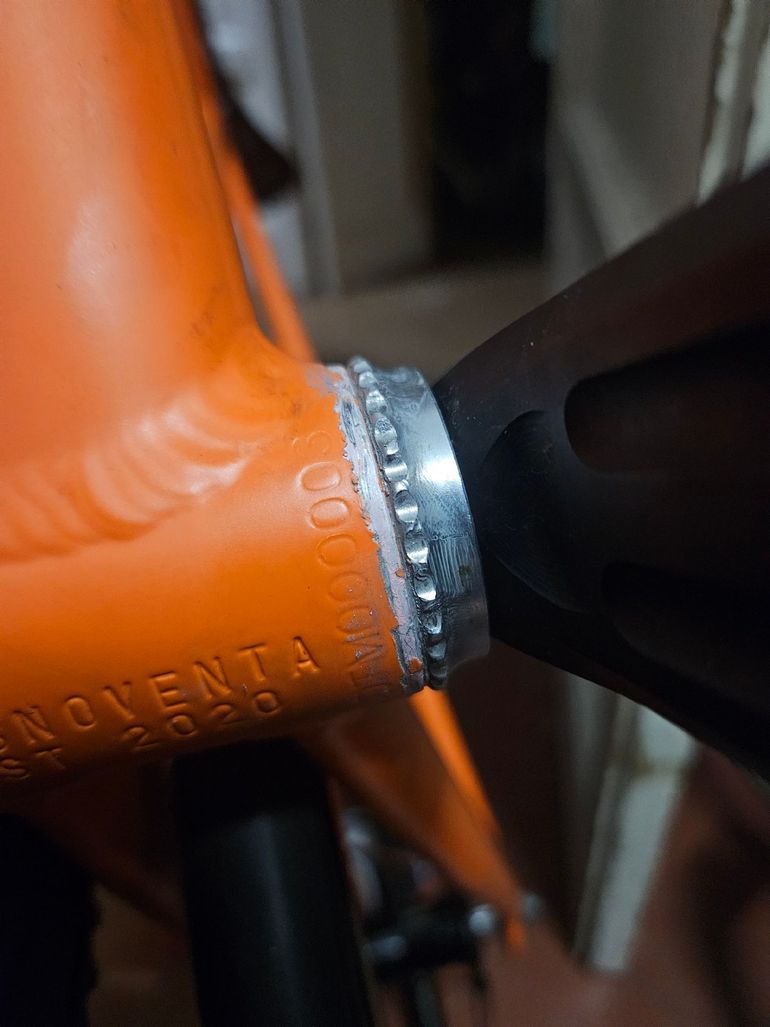 Used Dosnoventa Detroit Frameset 2024 Road & Gravel, Orange — image 20 of 24