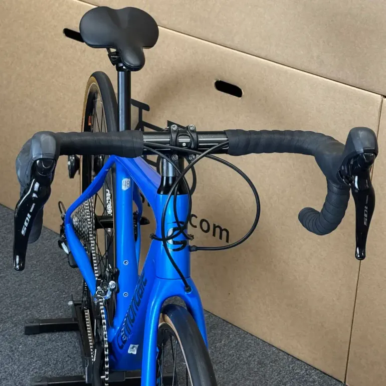 Used Cannondale Cannondale Synapse Disc - Carbon Fiber Road Bike 2019 (48cm) 2019 Road & Gravel, Blue — image 4 of 9