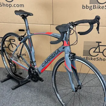 Used Carrera Carrera Phibra Evo - 11-speed Shimano 105 2018 (58cm) 2018 Road & Gravel, Light Gray — image 8 of 9