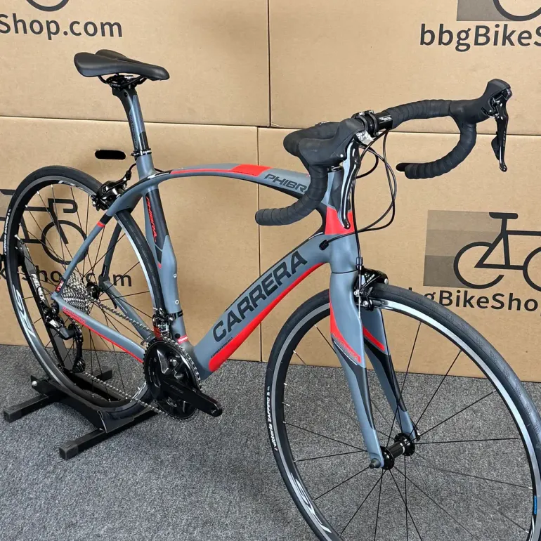 Used Carrera Carrera Phibra Evo - 11-speed Shimano 105 2018 (58cm) 2018 Road & Gravel, Light Gray — image 8 of 9