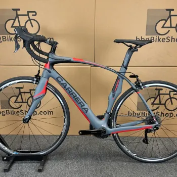 Used Carrera Carrera Phibra Evo - 11-speed Shimano 105 2018 (58cm) 2018 Road & Gravel, Light Gray — image 2 of 9