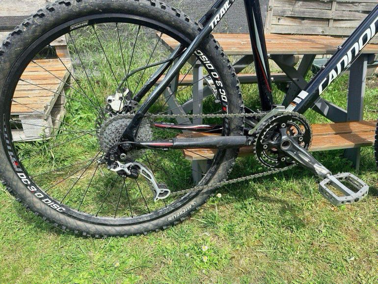 Used Cannondale Trail Shimano SLX 2010 Mountainbike, Schwarz — image 12 of 15