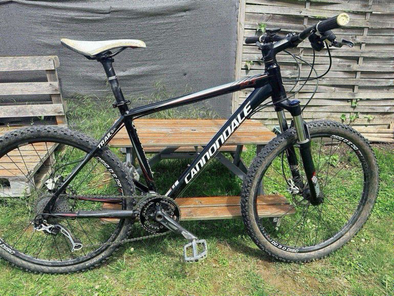 Used Cannondale Trail Shimano SLX 2010 Mountainbike, Schwarz — image 14 of 15