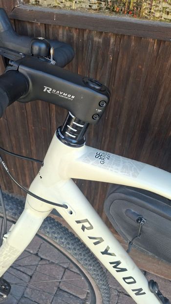 Used R RAYMON GravelRay 5.0 SE 2024 2024 Road & Gravel, White — image 17 of 18