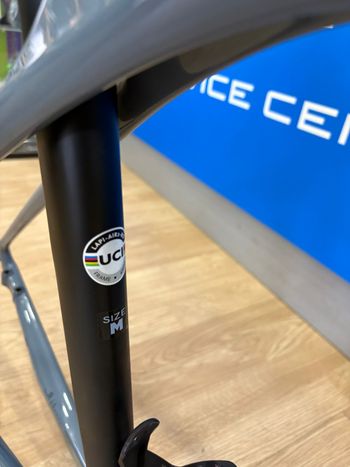 Used Lapierre Aircode DRS 7.0 2023 Frameset 2023 Road & Gravel, Light Gray — image 2 of 4