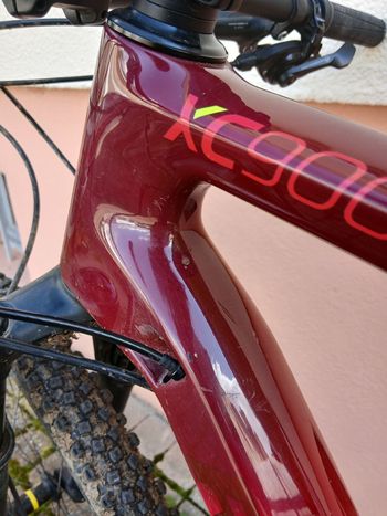 Used ROCKRIDER Fahrrad Mountainbike Hardtail XC Carbonrahmen Race 900 NX weiß 2025 2025 Mountainbike, Rot, 29 — image 2 of 12