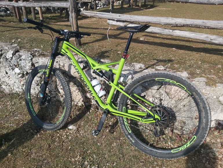 Used Cannondale Bad Habit Carbon 1 2017 2017 Mountainbike, Green, 27.5 — image 9 of 9