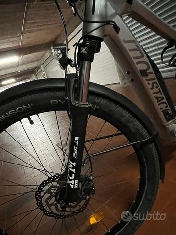 Gebrauchtes Moustache 27 XROAD 3 2018 2018 Mountainbike, Hellgrau — Bild 5 von 6