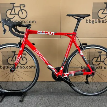 Used BMC BMC Pro Machine SLC01 - 11-speed Shimano 105 Carbon Road Bike-2009 (57cm) 2009 Road & Gravel, Red — image 2 of 9