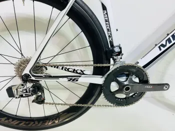 Used Eddy Merckx Eddy Merckx San Remo 76 - SRAM RED ETAP 11-Speed  2017 (61cm) 2017 Road & Gravel, White — image 5 of 7