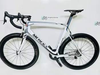Used Eddy Merckx Eddy Merckx San Remo 76 - SRAM RED ETAP 11-Speed  2017 (61cm) 2017 Road & Gravel, White — image 2 of 7