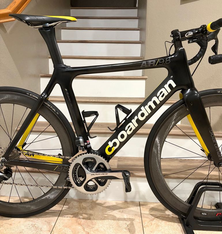 Used Boardman Air Custom Shimano Dura Ace Di2 2018 Road & Gravel, Light Gray — image 47 of 50