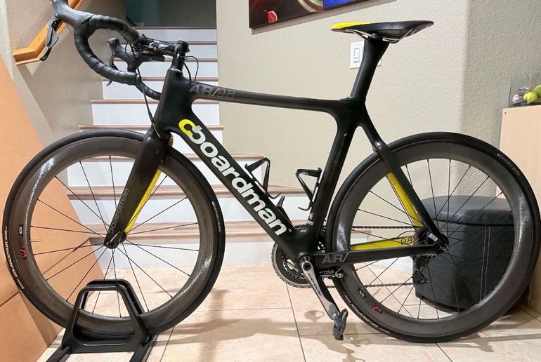 Used Boardman Air Boardman Air Custom Shimano Dura Ace Di2 2018 Road & Gravel, Light Gray — image 1 of 12
