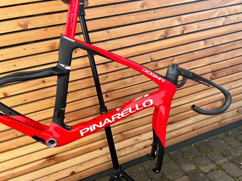 Used Pinarello DOGMA F RED ETAP AXS Disc 2024 Frameset 2024 Road & Gravel, Red — image 1 of 8