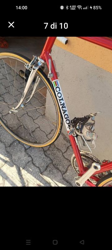 Used Colnago Custom Campagnolo Super Record 1982 Road & Gravel, Red — image 2 of 7