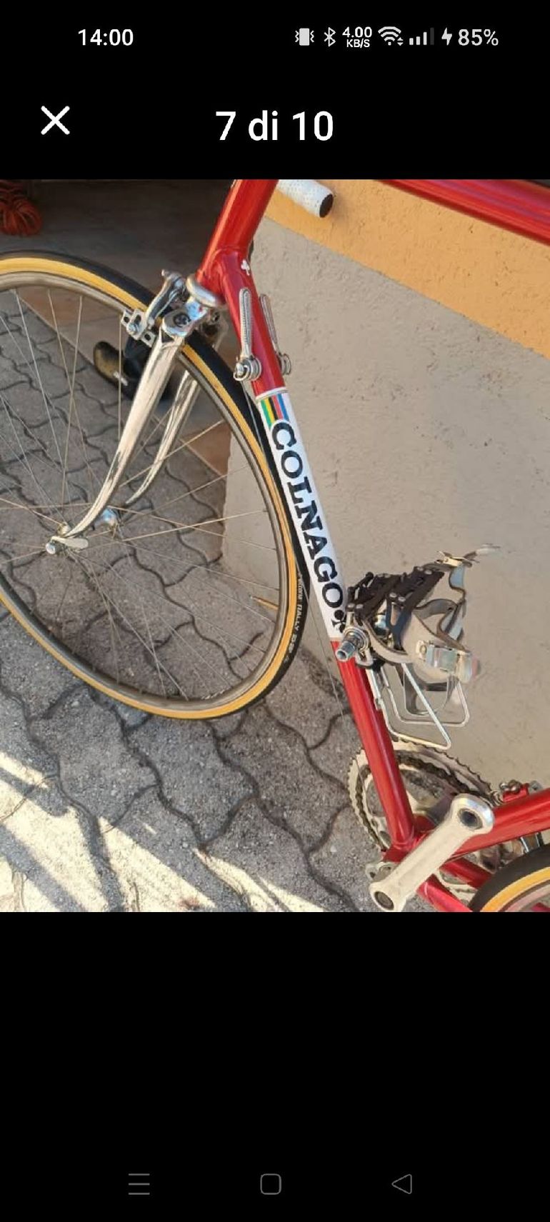 Used Colnago Colnago Custom Campagnolo Super Record 1982 Road & Gravel, Red — image 2 of 7