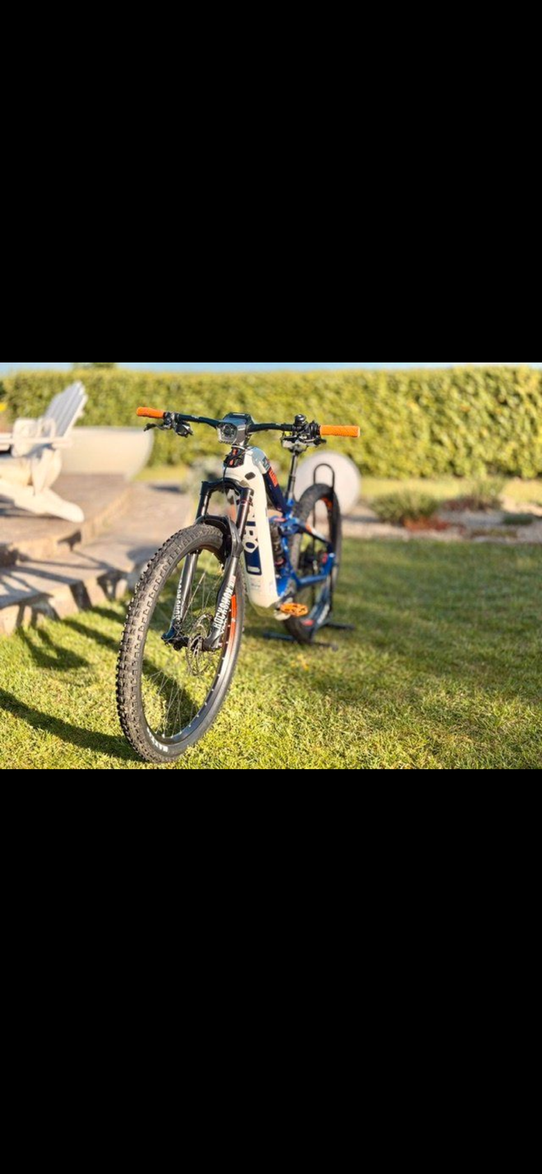 Used Haibike Flyon 5.0 Haibike Flyon 5.0 Custom SRAM NX 2021 Mountainbike, White — image 2 of 10