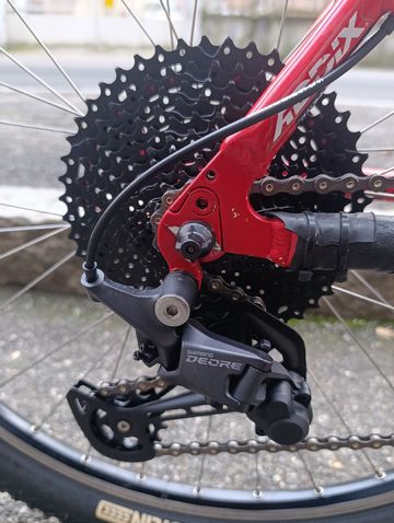 Gebrauchtes Gary Fisher Custom Shimano Deore 1998 Mountainbike, Rot — Bild 4 von 15