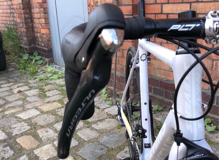 Used Stevens Stevens Custom Shimano Ultegra 2020 Road & Gravel, Blanco — image 7 of 11
