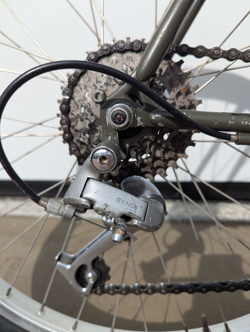 Used Cinelli Rampichino Shimano Exage 1995 Mountainbike, Green — image 9 of 14