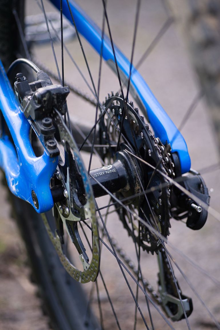 Used Giant Reign SRAM GX Eagle 2020 Mountainbike, Blue — image 4 of 5