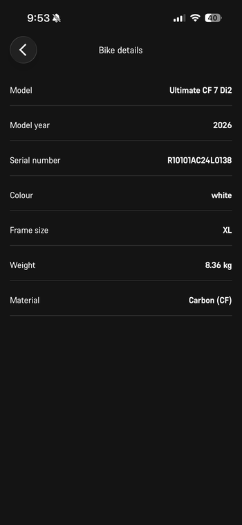 Used Canyon Ultimate CF 7 2026 Frameset 2026 Road & Gravel, White — image 4 of 21