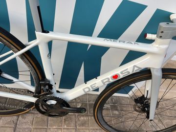 Used De Rosa Merak Campagnolo Super Record EPS 2021 Road & Gravel, White — image 4 of 10