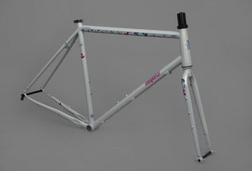 Gebrauchtes Csepel DeepSpace Frameset 2022 Road & Gravel, Hellgrau — Bild 2 von 3