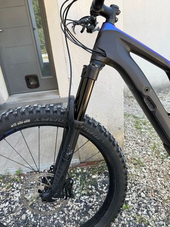 Used Specialized Men's Turbo Levo FSR Comp Carbon 6Fattie/29 2018 2018 Mountainbike, Blue, 29 — image 6 of 8