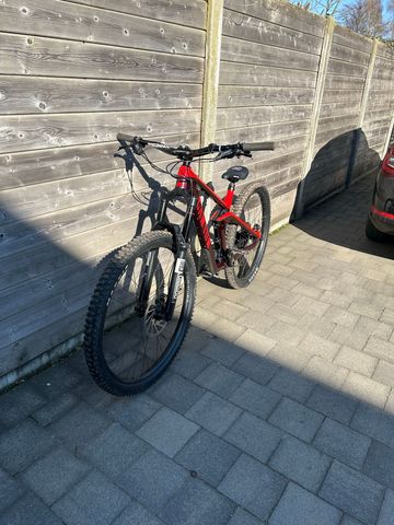 Used Canyon Strive SRAM NX Eagle 2019 Mountainbike, Red — image 3 of 11