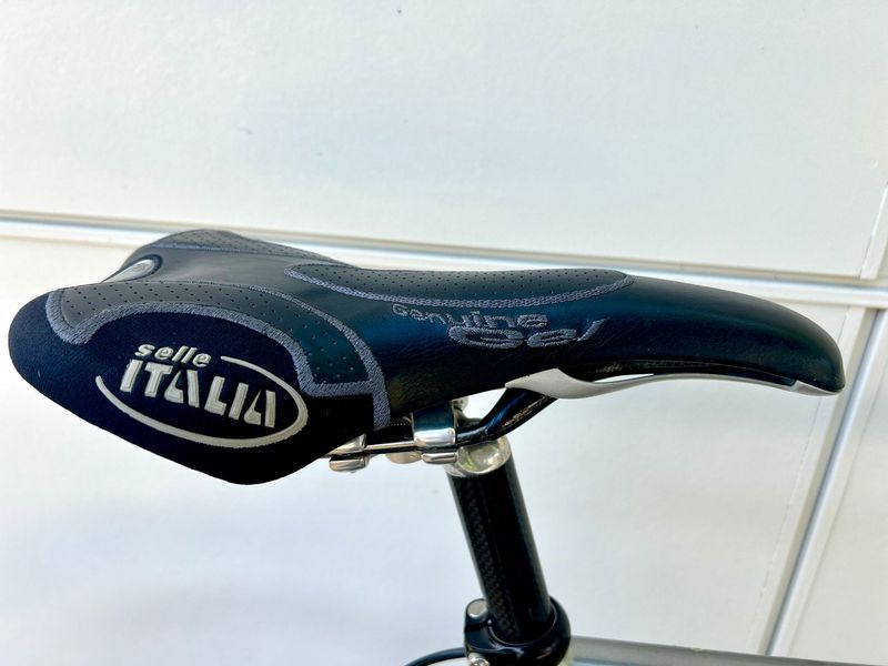 Used Colnago Custom Campagnolo Record 2003 Road & Gravel, Light Gray — image 9 of 17