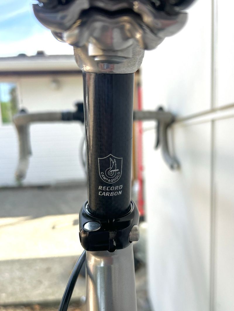 Used Colnago Custom Campagnolo Record 2003 Road & Gravel, Light Gray — image 7 of 17
