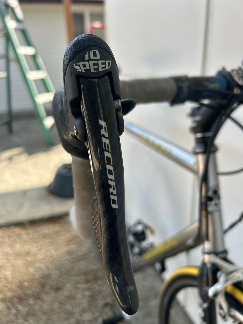 Used Colnago Custom Campagnolo Record 2003 Road & Gravel, Light Gray — image 11 of 17