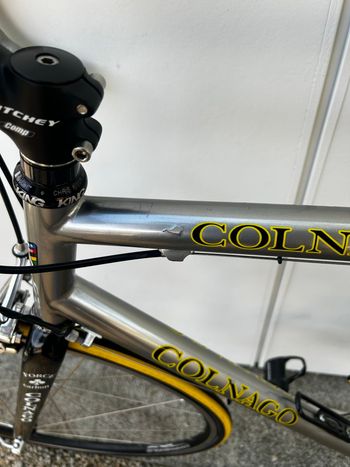 Used Colnago Colnago Custom Campagnolo Record 2003 Road & Gravel, Light Gray — image 6 of 17