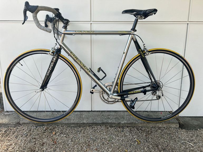 Used Colnago Colnago Custom Campagnolo Record 2003 Road & Gravel, Light Gray — image 2 of 17